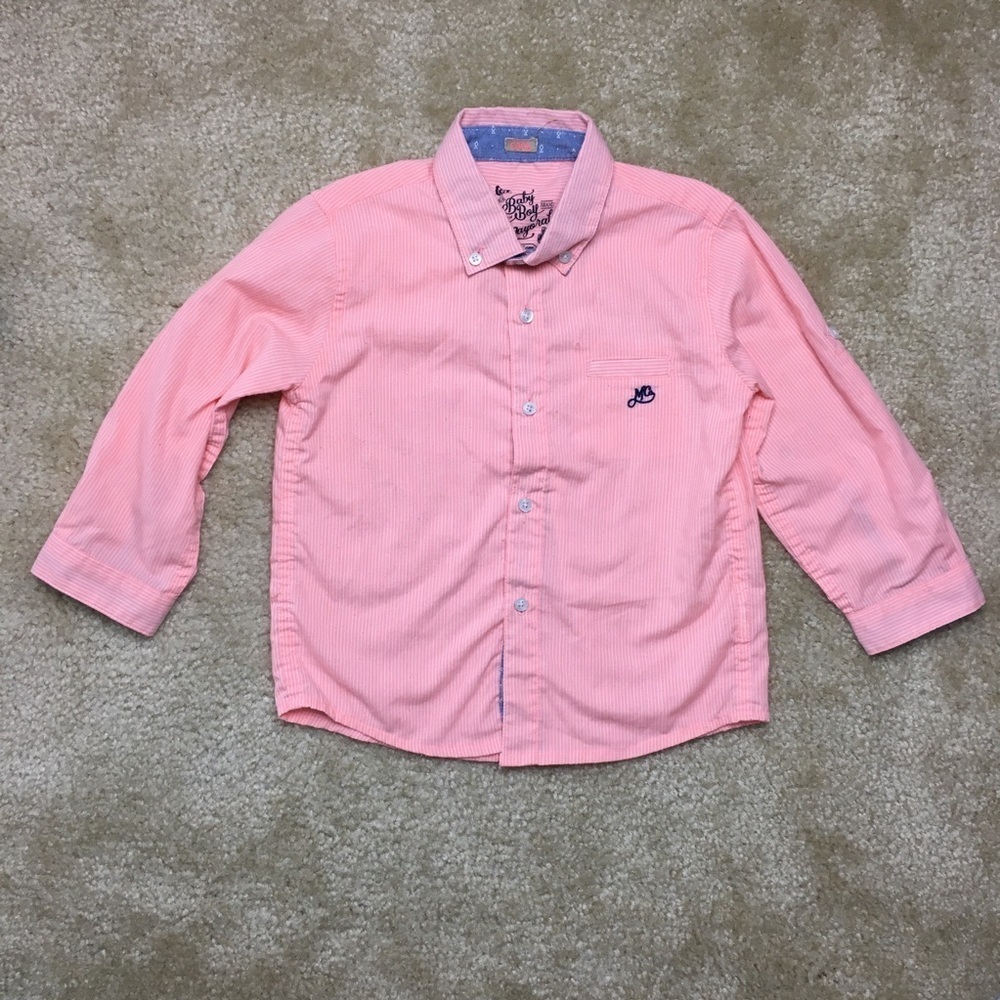 Mayoral Boys 18 Month Long Sleeve Button Down Top